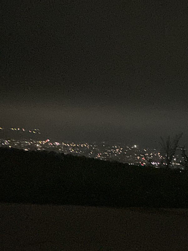 Night documentation around Razgrad includes vehicle, infrastructure, personal moments