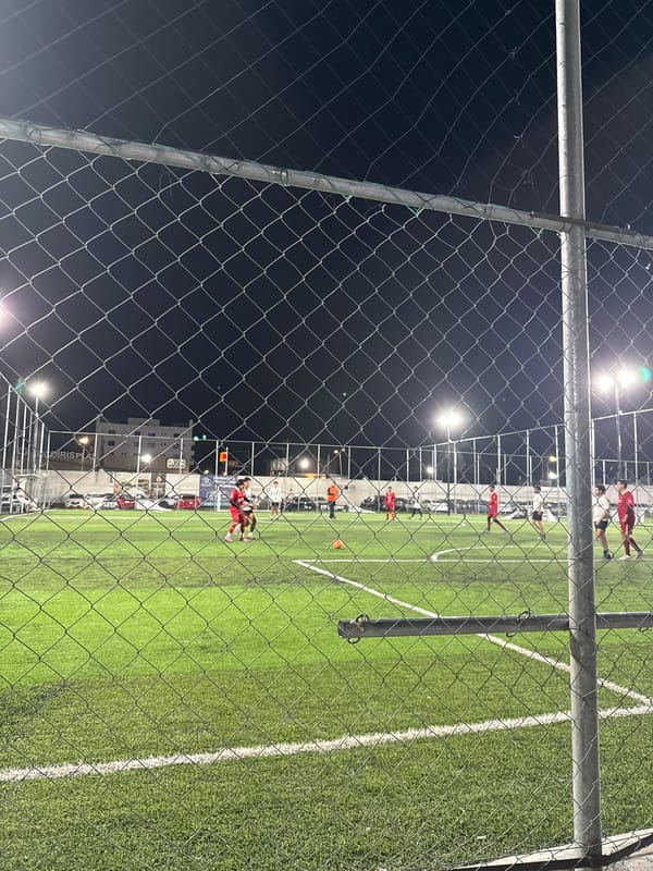 Late-night soccer match observed in Tlaxcalancingo, Mexico