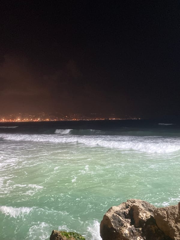 Evening photography session at Kiryat Yam Mediterranean coastline