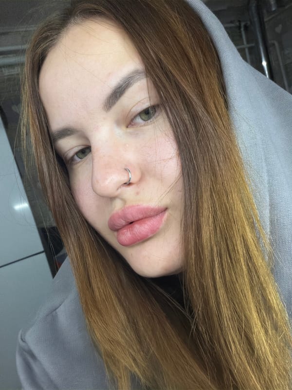 Young woman photographed in multiple angles in Port-Katon, Russia