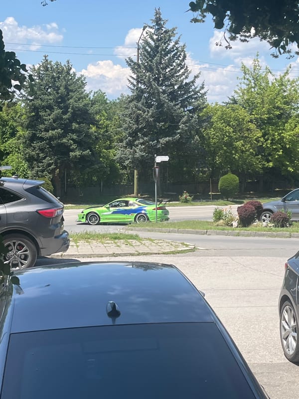 Routine street life documented in Blagoevgrad, Bulgaria Saturday morning