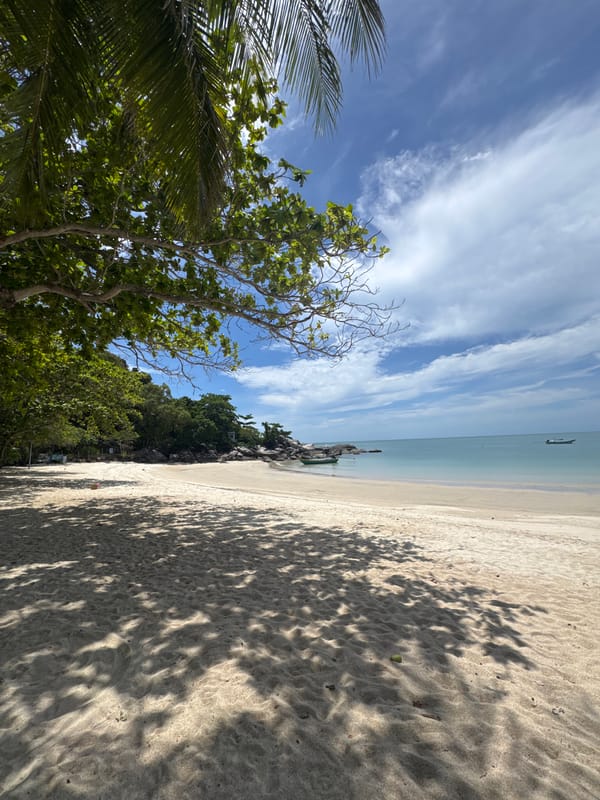 Tranquil Beach Day Documented in Ban Tai Subdistrict, Thailand