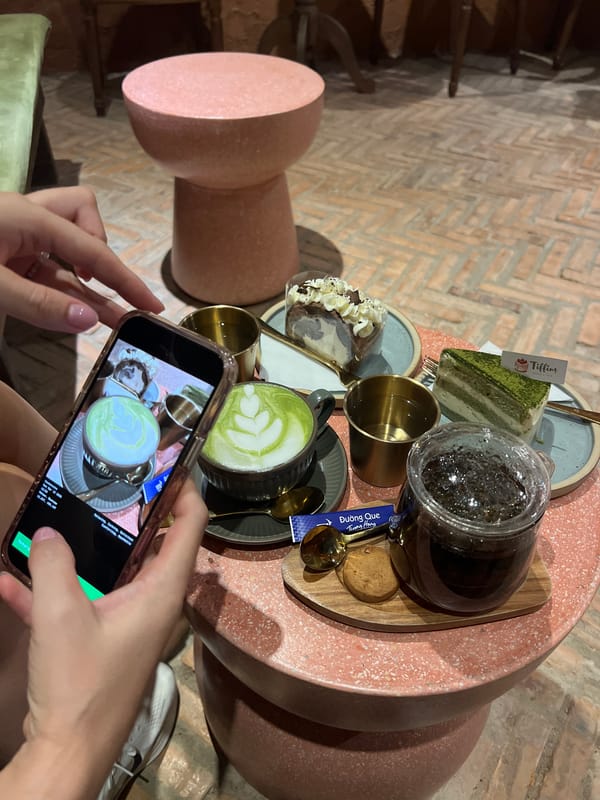 Cafe visit documented in Nha Trang Vietnam heritage area