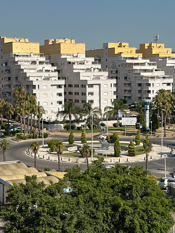 Resort pools and apartment blocks along the Spanish Mediterranean coast