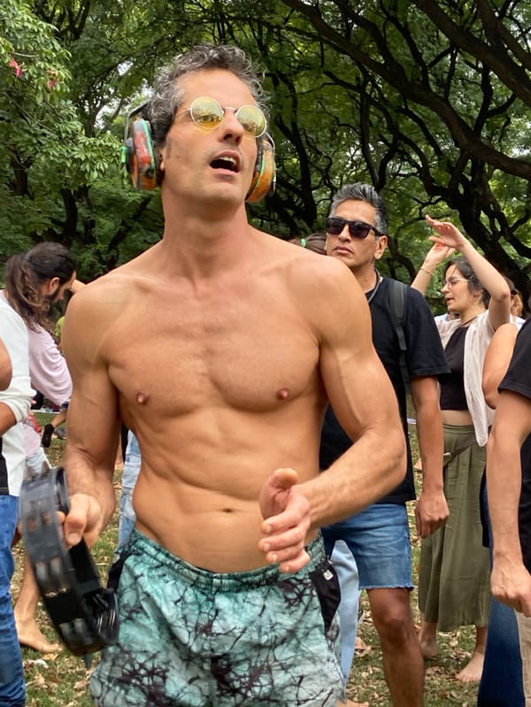 Electronic music gathering draws crowds to Buenos Aires park