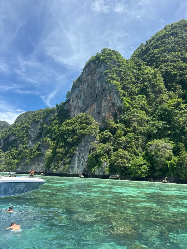 Kayaking and swimming over coral reefs off Ao Nang