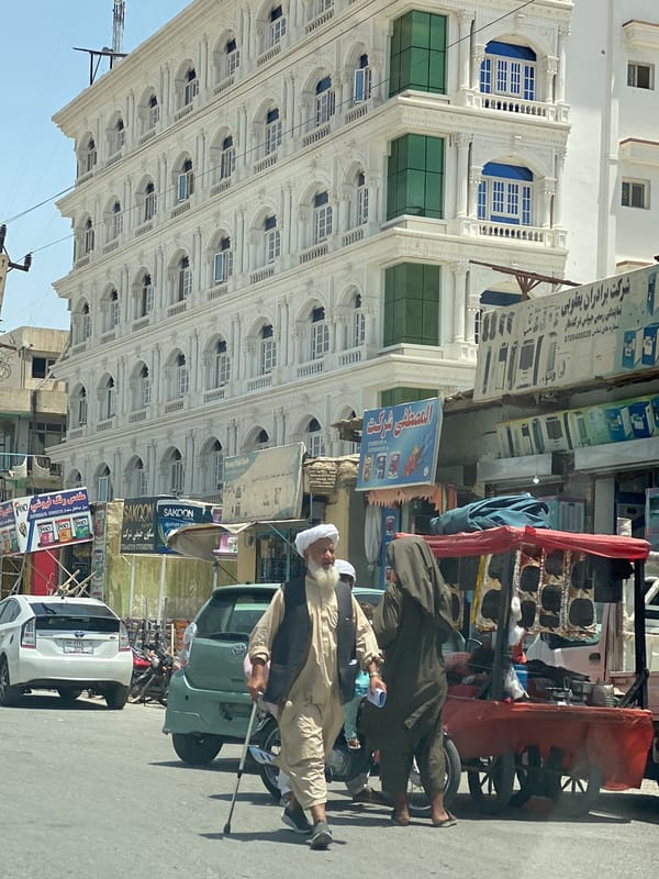 Morning street scenes documented in Kandahar, Afghanistan