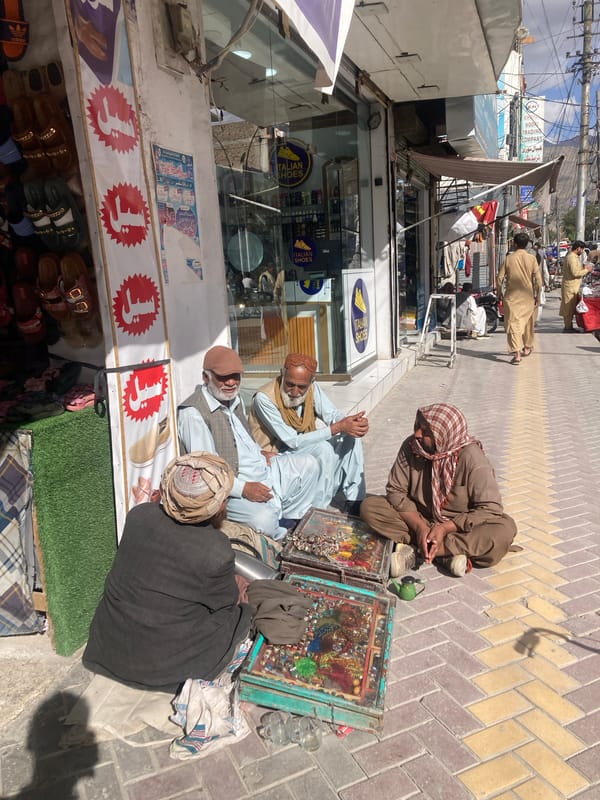 Morning street life documented in Quetta City, Pakistan