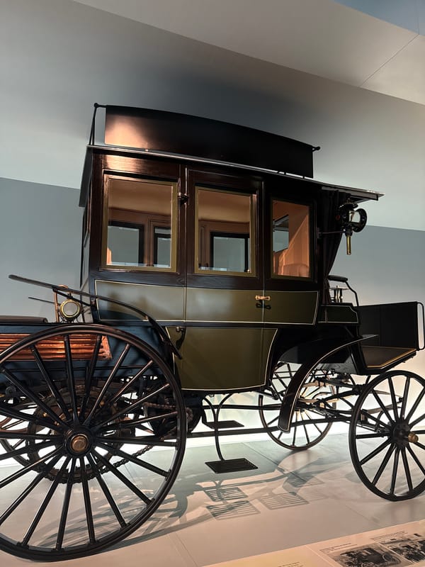 Early automotive history on display at Mercedes-Benz Museum Stuttgart
