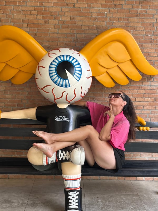 Exploring Kuta Selatan's surf shops, shrines, and street art