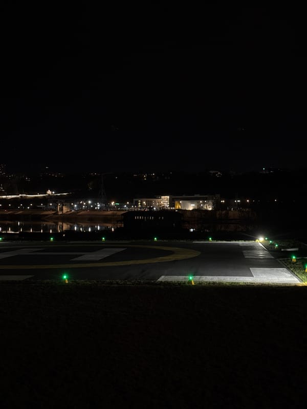 Nighttime city scenes captured across Nizhny Novgorod, Russia