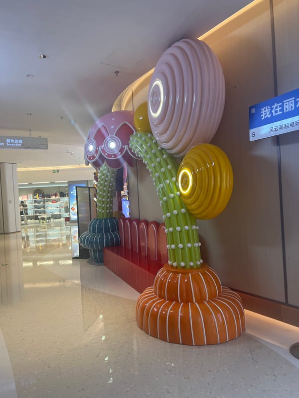 Mall life documented in Liandu District over morning hour