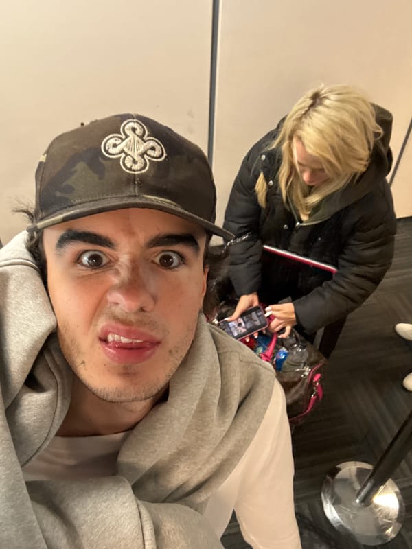 People photographed at Glasgow Airport during brief afternoon period