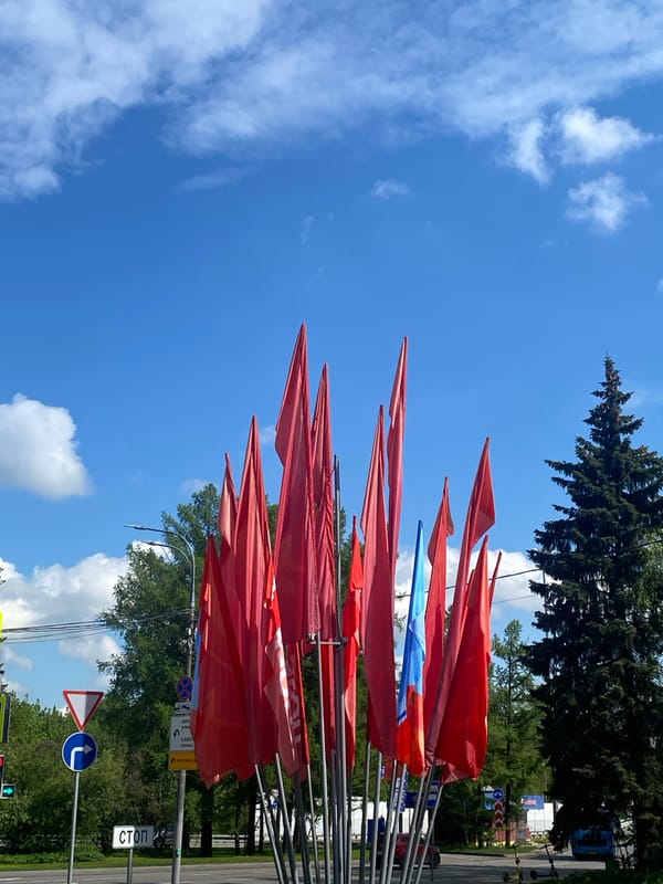 Safety worker spotted in flower field amid red flags in Zelenograd