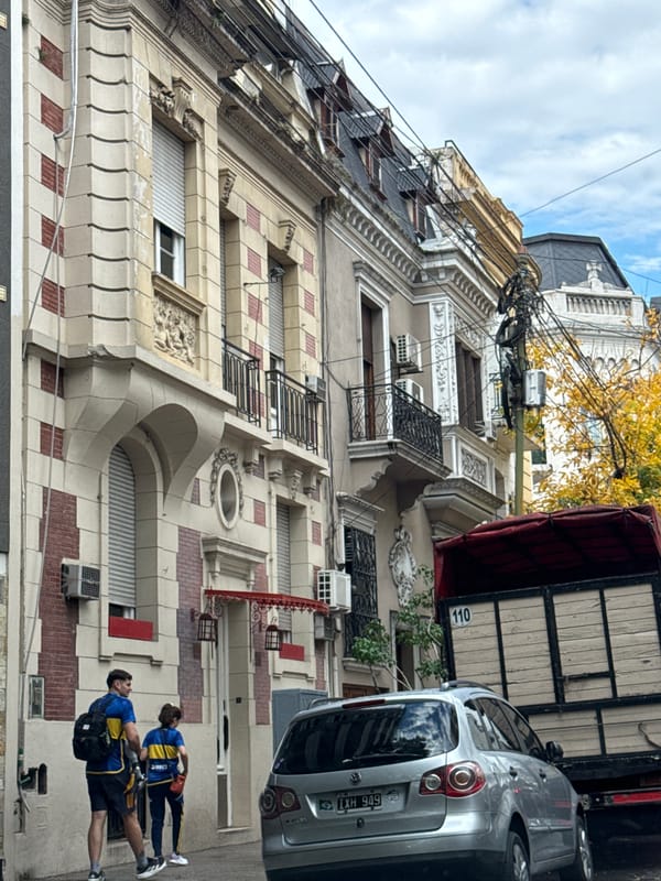 Autumn evening street life documented across central Buenos Aires