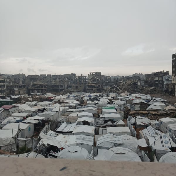 Witnesses document destruction, tent camps in Gaza City