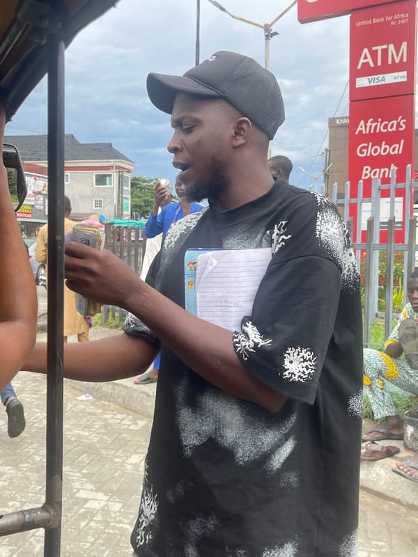 Daily commerce scenes captured in Ado, Nigeria