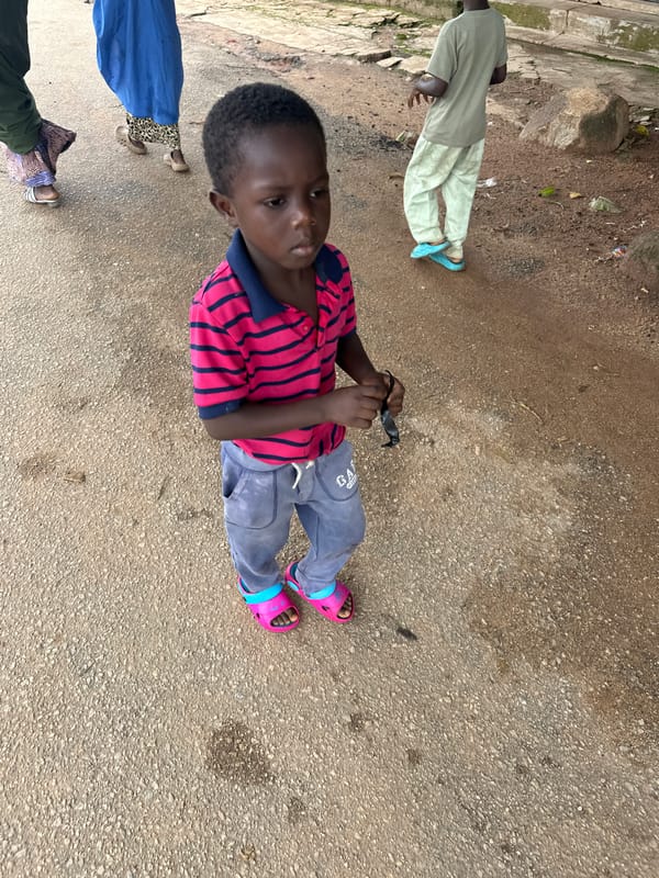 Sunday morning street life in Jos, Nigeria