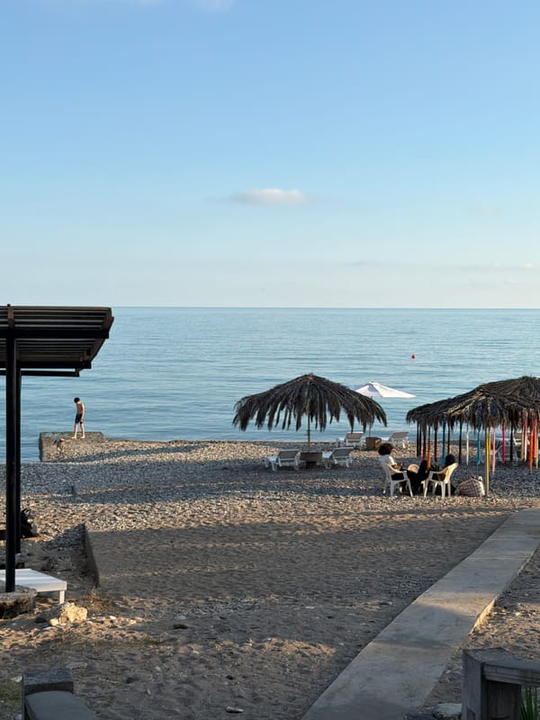 Peaceful coastal scenes captured in New Athos, Abkhazia