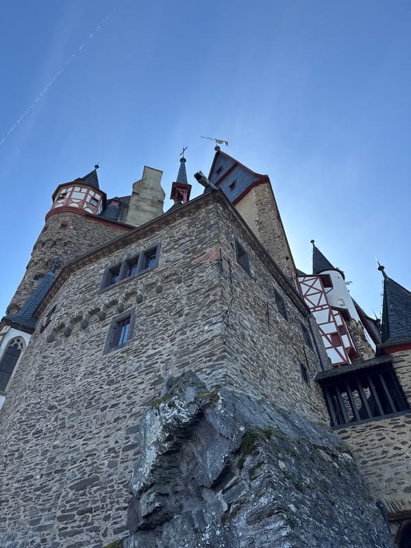 Tourists visit medieval Burg Eltz castle in Germany