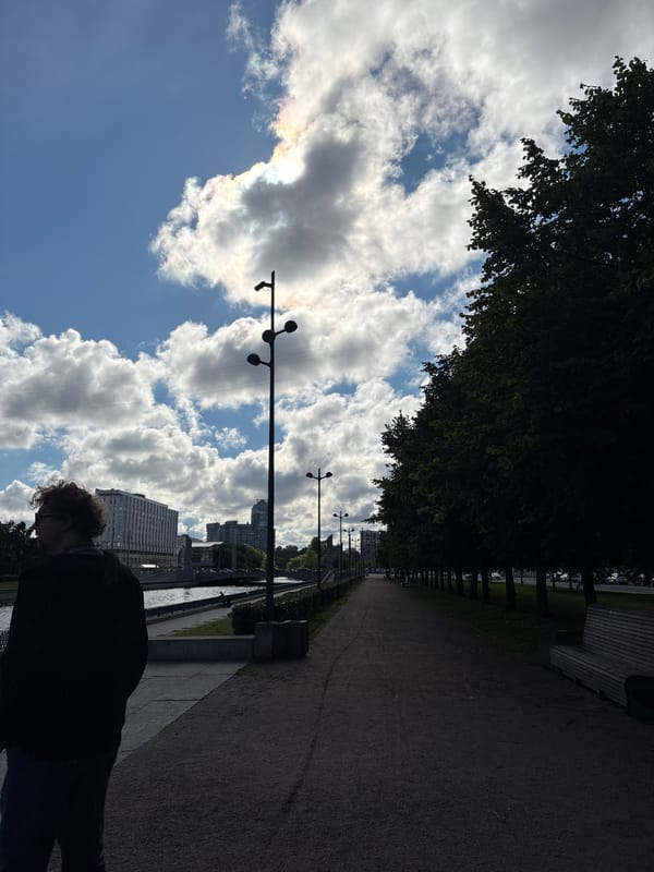 Along Saint Petersburg's canals and riverfront on a summer morning