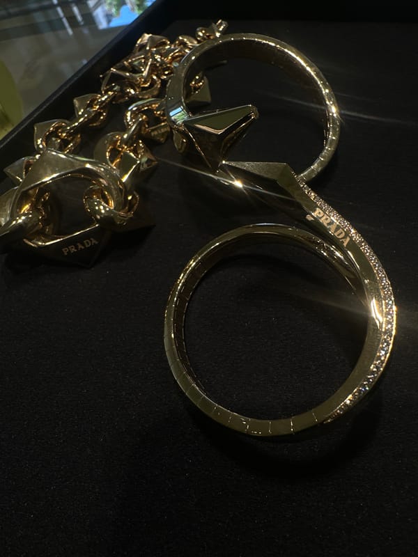 Luxury shopping documented at Prague retail store Friday morning