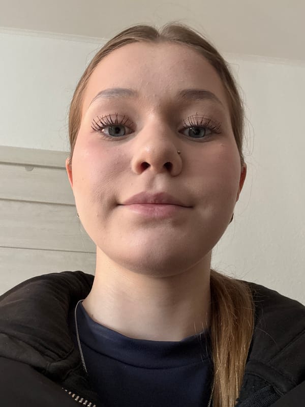 Young woman takes selfie in Yekaterinburg
