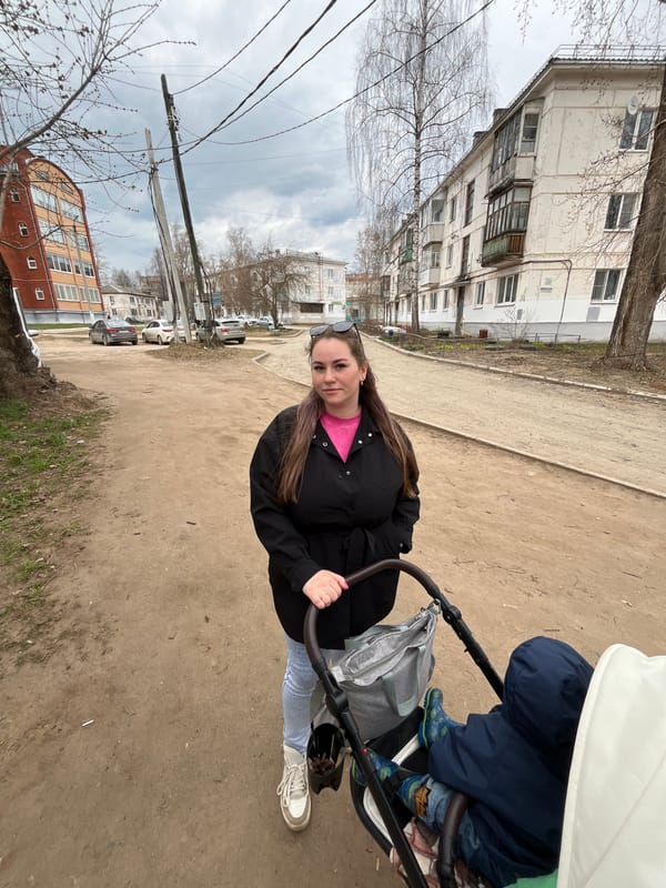 Woman's 18-minute daily routine documented across Chaikovsky, Russia