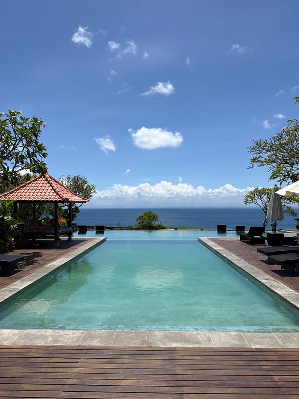 Morning scenes from Uluwatu resort and Kuta streets