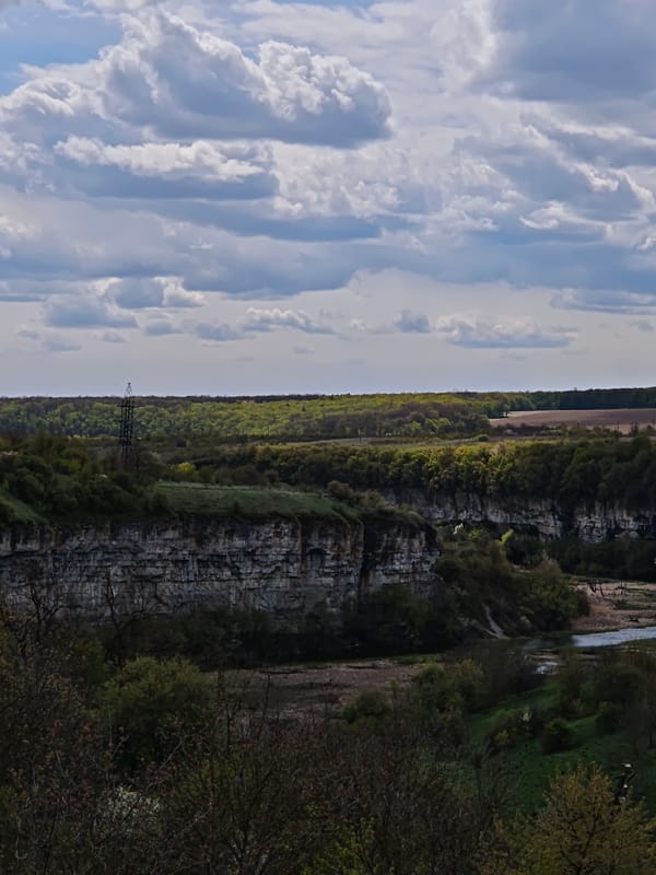 Witnesses photograph scenic Smotrych River Canyon in Ukraine
