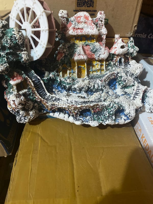 Toys, craft supplies, and household items spread across a home