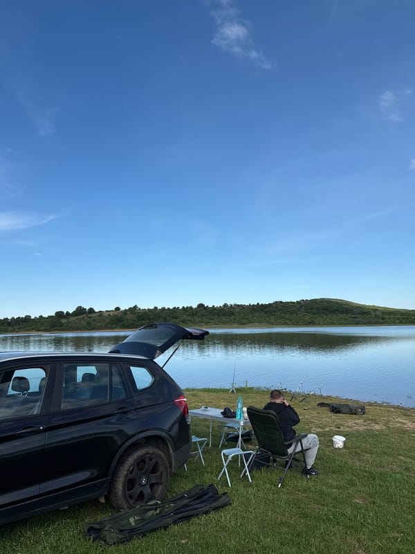 Early morning fishing session recorded near Brezovo, Bulgaria