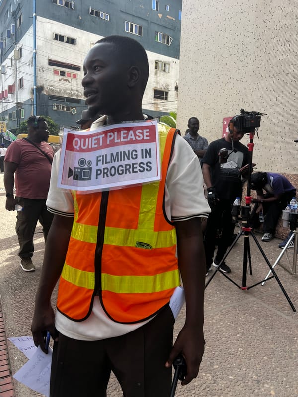 Film crew spotted shooting movie production in Lagos