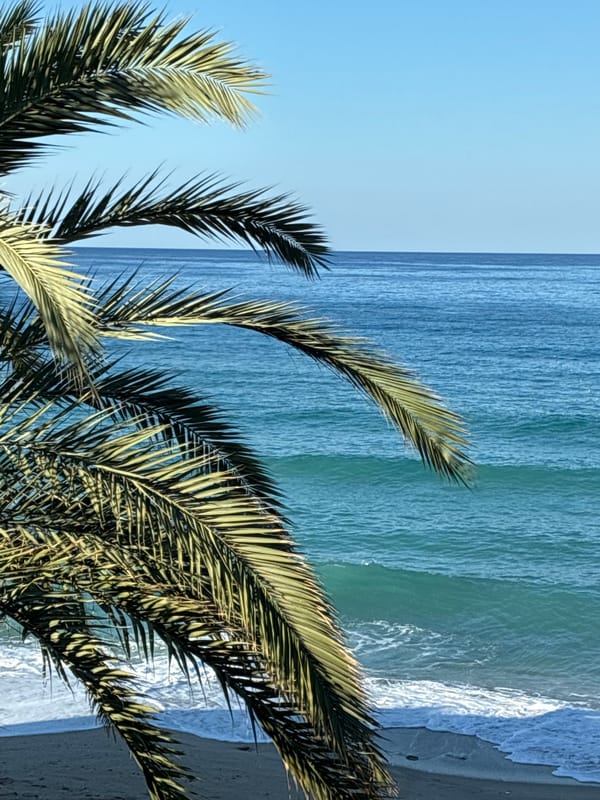 Calm Mediterranean morning along the Alanya waterfront