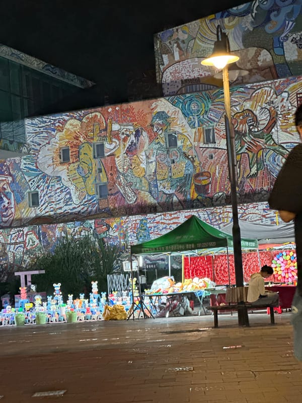 Nighttime street market draws crowds in Chongqing tech district