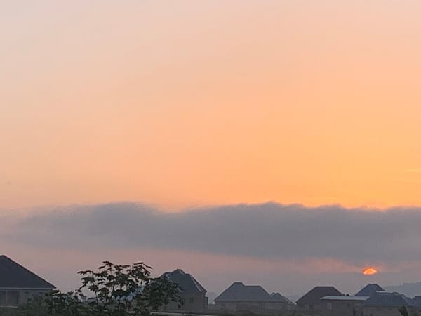Early morning unfolding across Kuru Karama, Nigeria