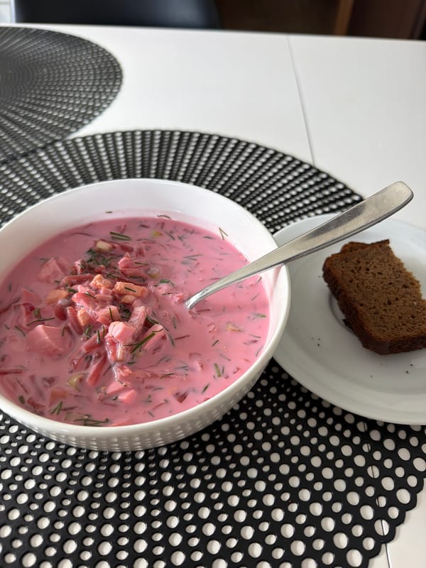 Afternoon garden and lunch moments documented in Baloži, Latvia