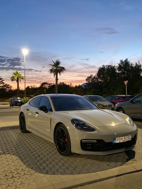 Evening moments captured around Dub, Montenegro parking and cable car