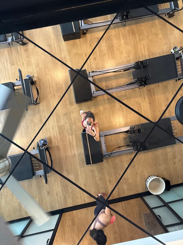 Pilates class documented by witnesses in Puebla studio