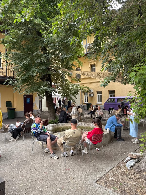 Afternoon street life on Kharitonievsky Lane, central Moscow