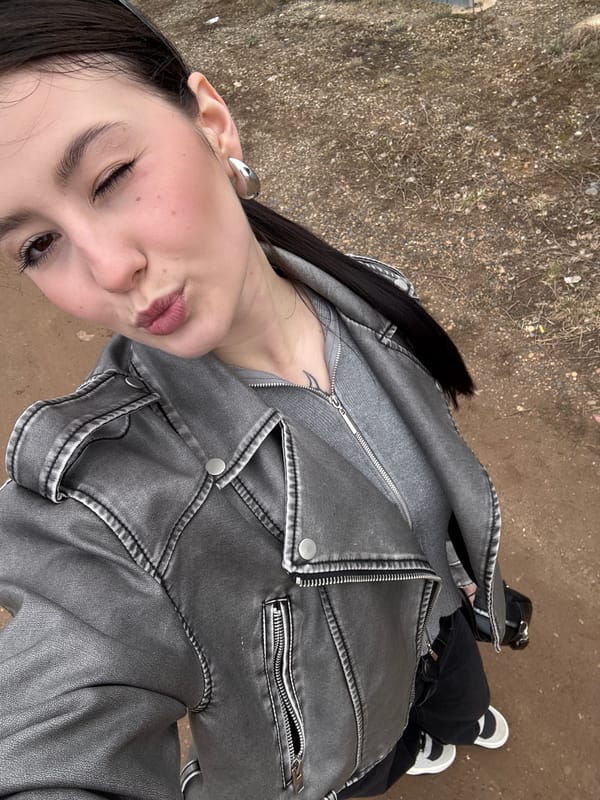 High-angle selfie captured in Foki, Russia early morning