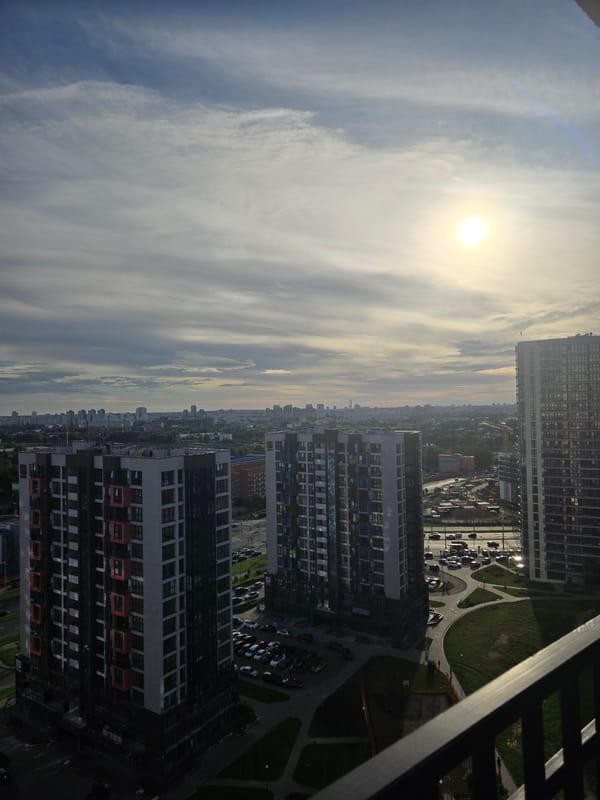 Aerial views over Minsk residential and city skyline