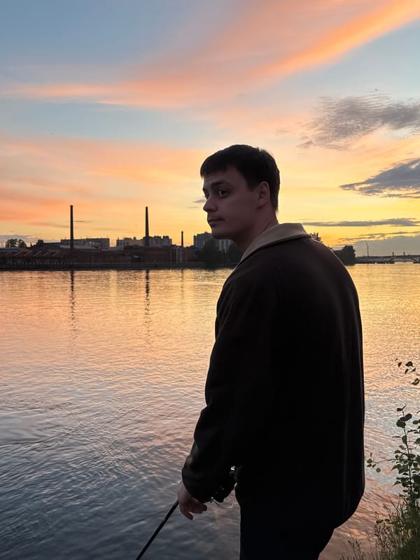Fishing and sunset vibes on the Shushary waterfront