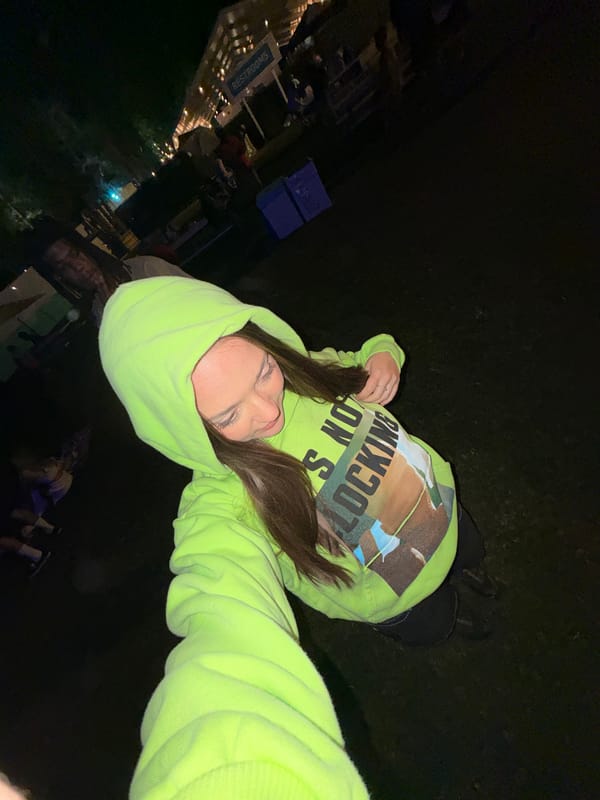 Woman documents late-night festival experience in Indio