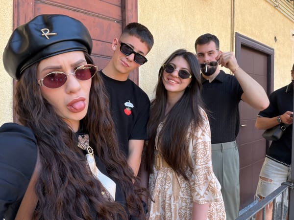 Group photos captured in Milan during afternoon gathering