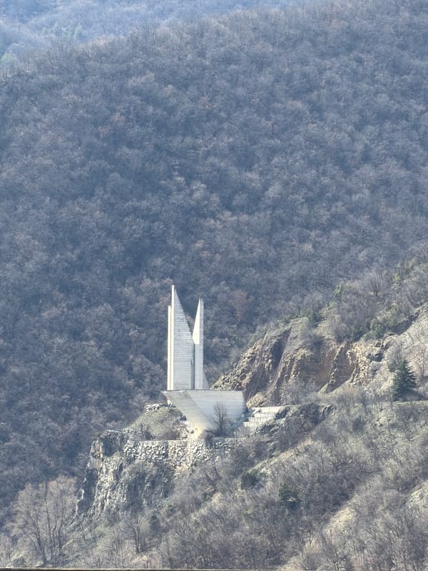 Vacha Dam and surrounding landmarks documented near Mihalkovo, Bulgaria