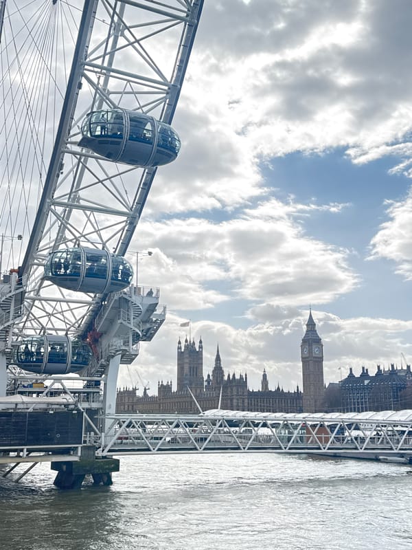 London landmarks captured from multiple vantage points
