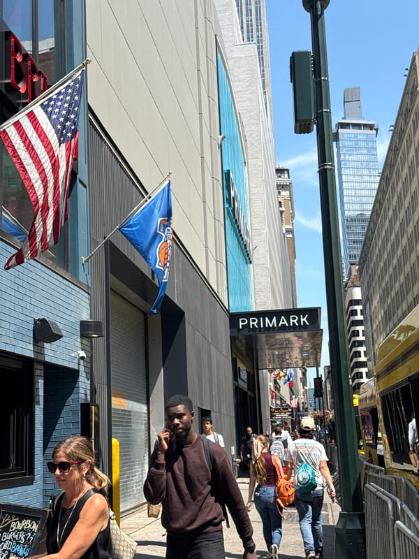 Midtown afternoon: Midtown streets, Penn Station crowds, and retail stops