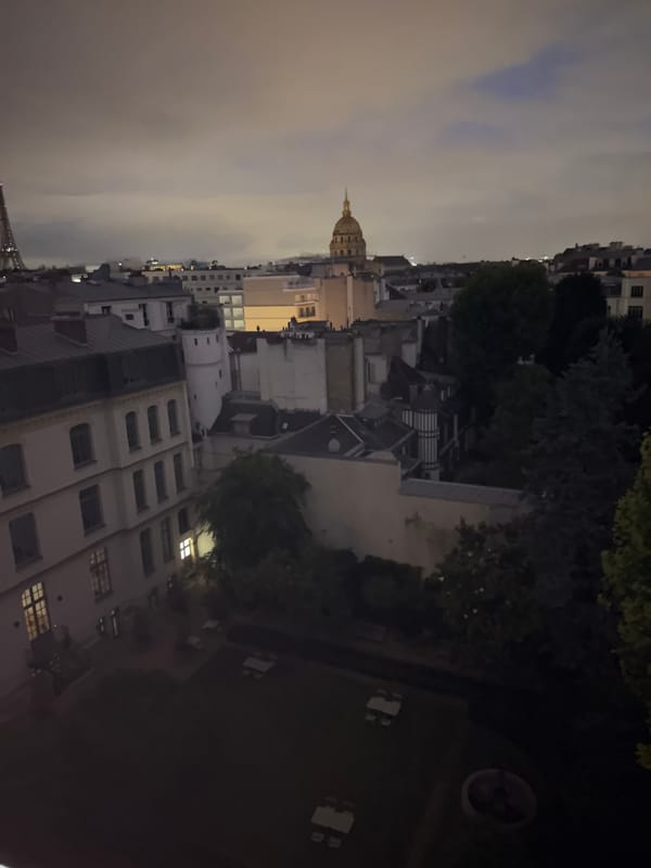 Late night Paris skyline photography captures iconic landmarks