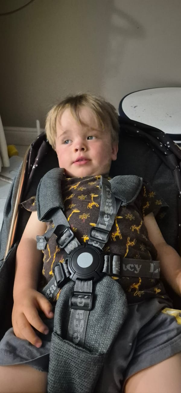 Baby in a stroller, a full moon, and a few quiet scenes